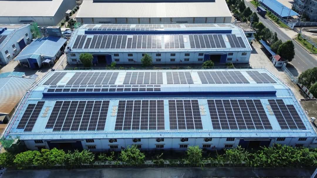 Điện mặt trời áp mái Nhà Máy Lê Phan Gia - Công suất 1.336 kWp